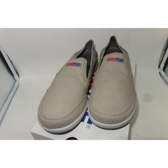 NEW Xtratuf Yellowtail Slip On Shoe Boat Deck Shoes Gray Men's 9 - Picture 3 of 7
